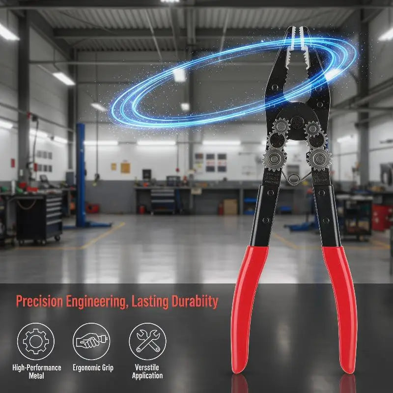 Clamping Pliers Bendable Hose Clamps Cable Type Flex Cable Long Auto Hose Clamps Straight Hose Bundle Removal Auto Repair Tools Oasis Select