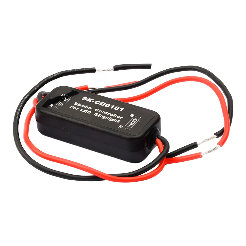 Flash Strobe Controller Flasher Module for LED Brake Light Tail Stop Light 12-24V SK-CD0102 SK-CD0101 SK-CD0100 Oasis Select