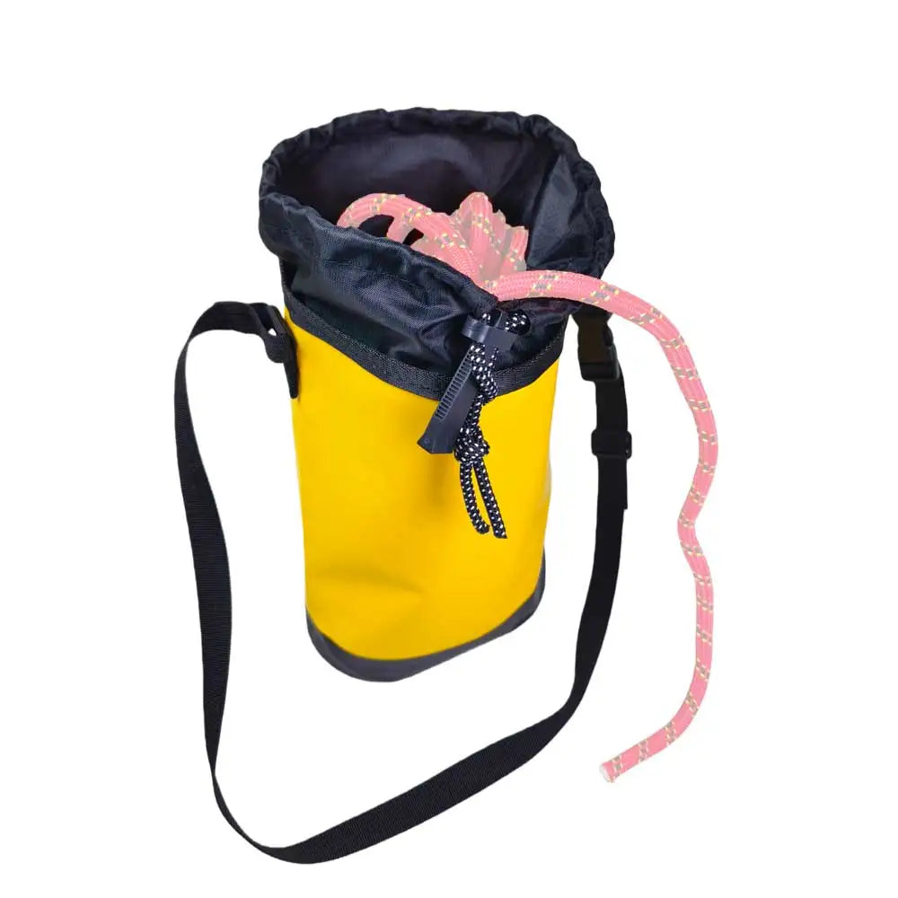 Tough PVC Climbing Rope Carry Bag Clip-On Waist Pack Gear Storage Sack for Harness Shoes and Climbing Gear Organization Oasis Select