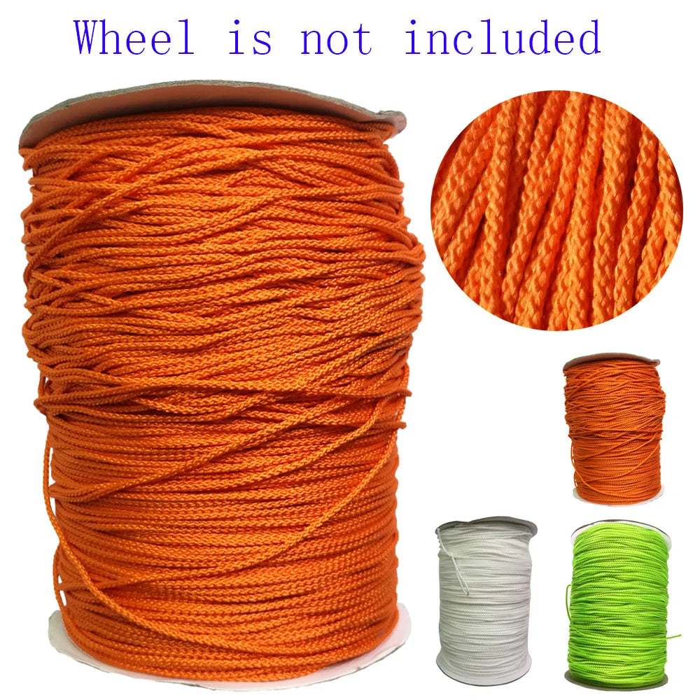20/30/50/500M Diving finger Spool reel Round line Underwater Wreck Cave Reef Dive Snorkeling Spearfishing Cord Rope Replacement Oasis Select 500 Meter White