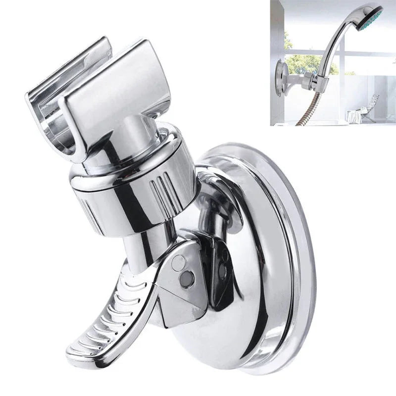 Bracket Shower Head Holder Easy to install No drilling Bathroom Suction Cup Wall Mounted Replacement Bathroom Accessories Oasis Select