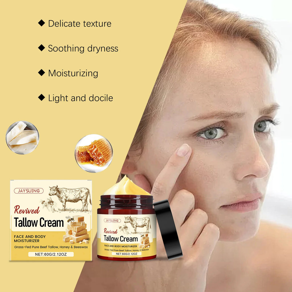 Tallow Honey Moisturizing Cream – Repair Skin Barrier 60g Skin Moisturizing Cream Oasis Select