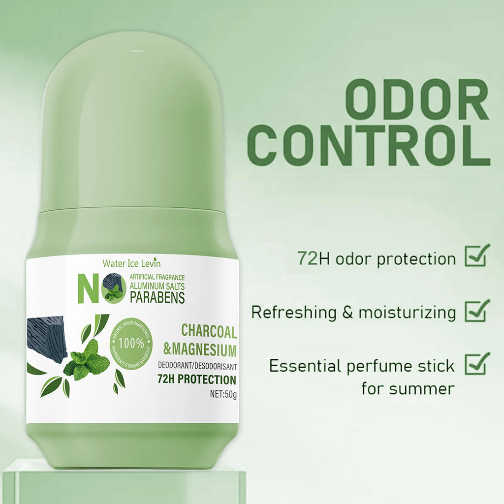 Natural Deodorant Stick – 72H Charcoal & Magnesium, Aluminum-Free Natural Deodorant Stick Oasis Select