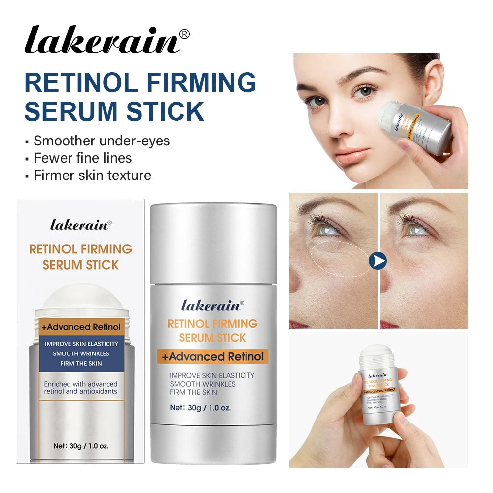 Retinol Firming Serum Stick Smooths Wrinkles Enhances Skin Elasticity Improves Overall Radiance Moisturizers Eye Neck Skincare Oasis Select