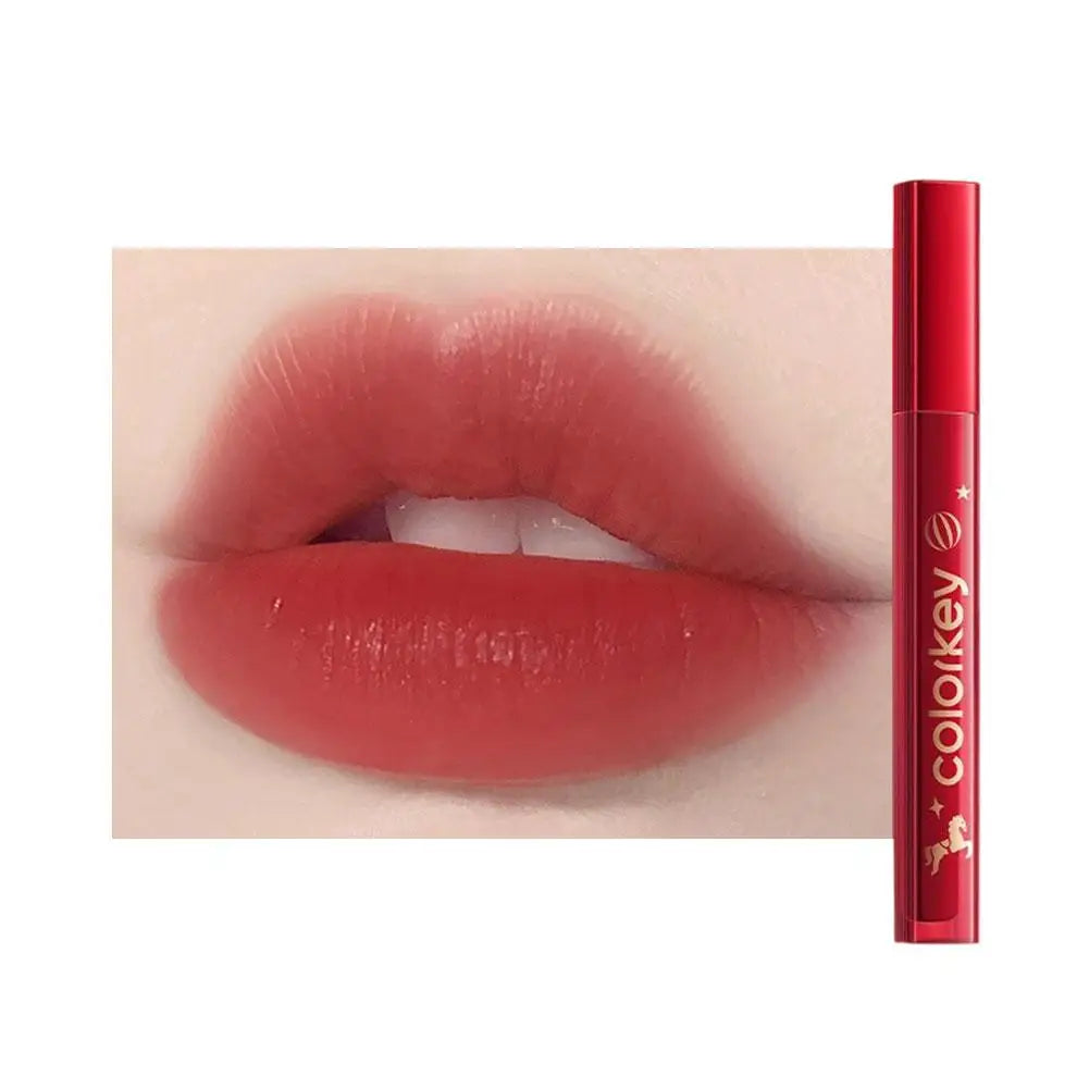 COLORKEY [Year of the Horse Limited Edition] Water Mist Lip Glaze Set Unique Gift Box Matte Velvet Lipstick Eyeshadow Makeup Oasis Select O308