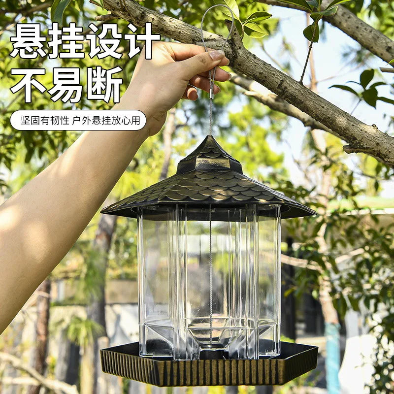 Outdoor Hanging Bird Feeder Best-Selling Bird Feeder for Garden & Backyard Easy to Fill & Clean Attracts Wild Birds Year-Round Oasis Select