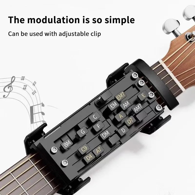 Portable Guitar Chord Trainer – One-Touch Learning Aid