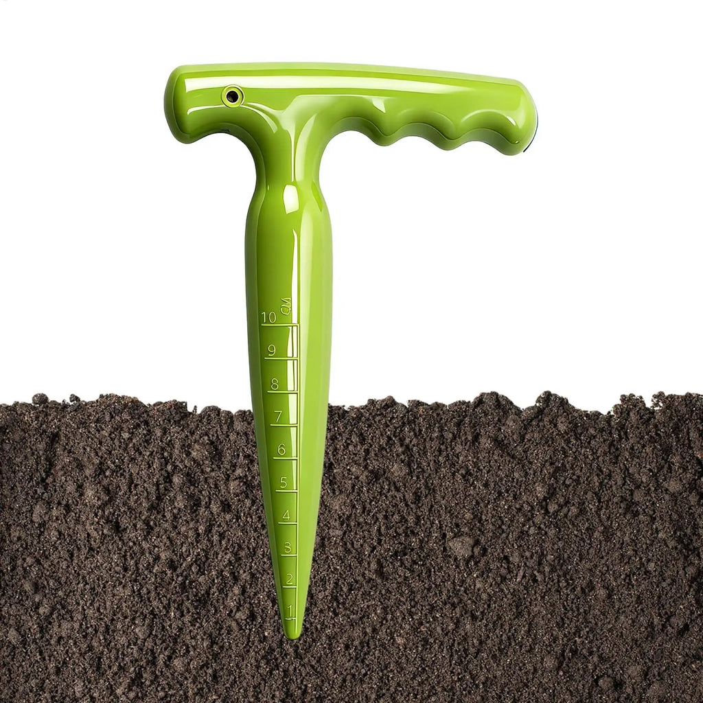 Dibbler Gardening Tool Ergonomic Sowing Hand Tools Plant Hole Digger for Planting for Transplanting Potting Cucumber Tomatoes Oasis Select