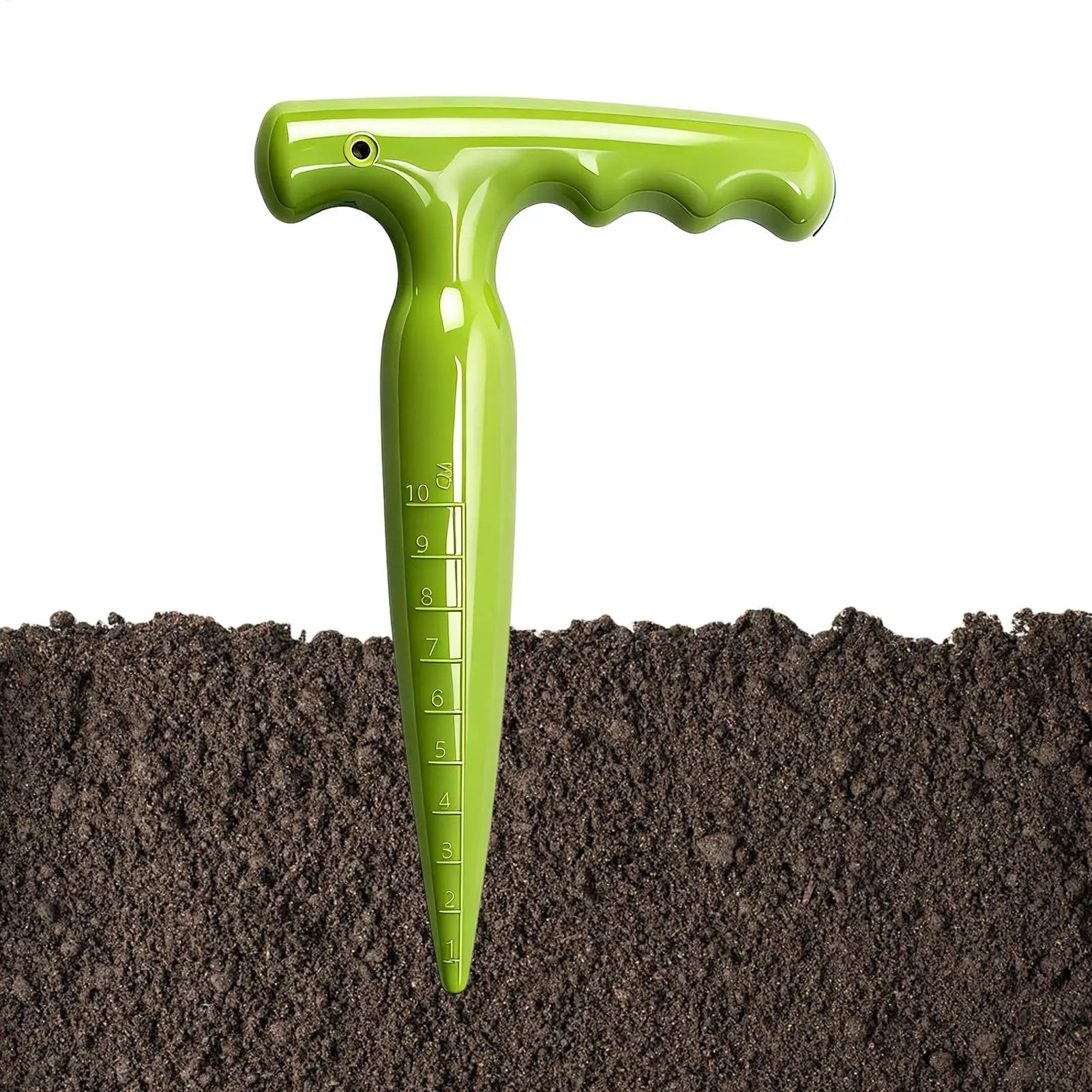 Dibbler Gardening Tool Ergonomic Sowing Hand Tools Plant Hole Digger for Planting for Transplanting Potting Cucumber Tomatoes Oasis Select