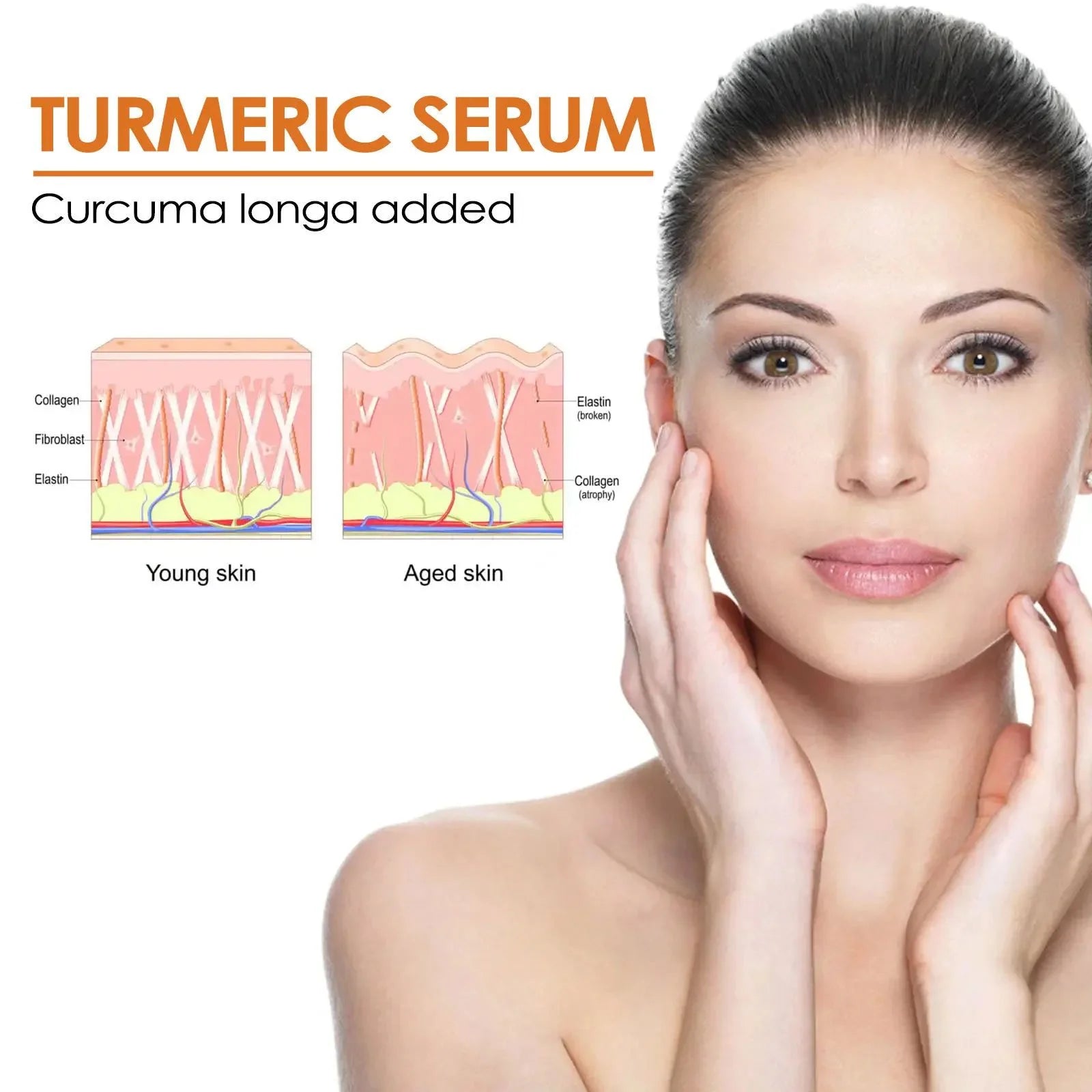EELHOE Turmeric Serum – Dark Spot, Anti-Wrinkle & Brightening Face Brightening Serum Oasis Select