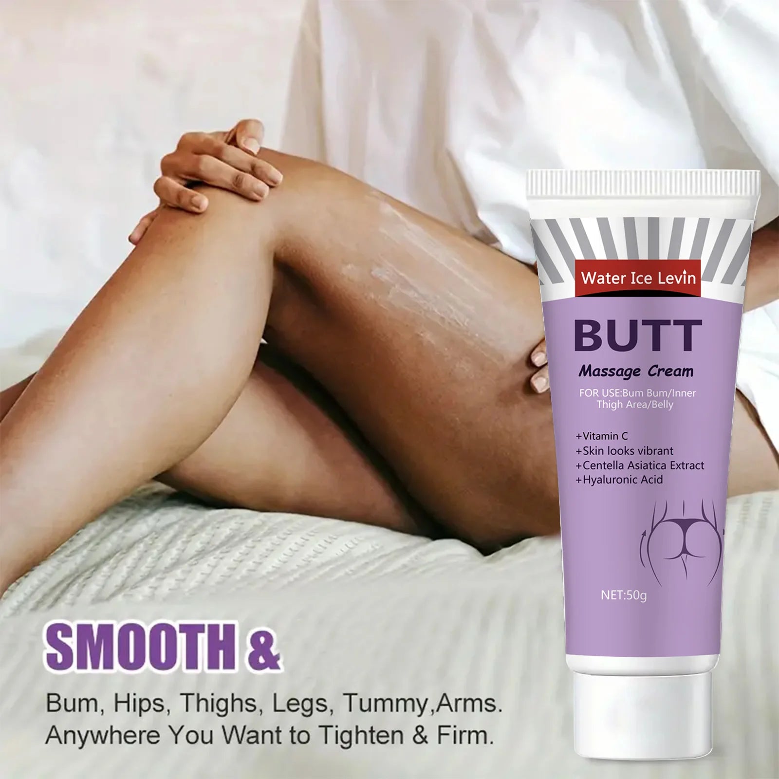 Hip & Body Cream – Glycerin, Vitamin C & Hyaluronic Acid Body Moisturizer Cream Oasis Select
