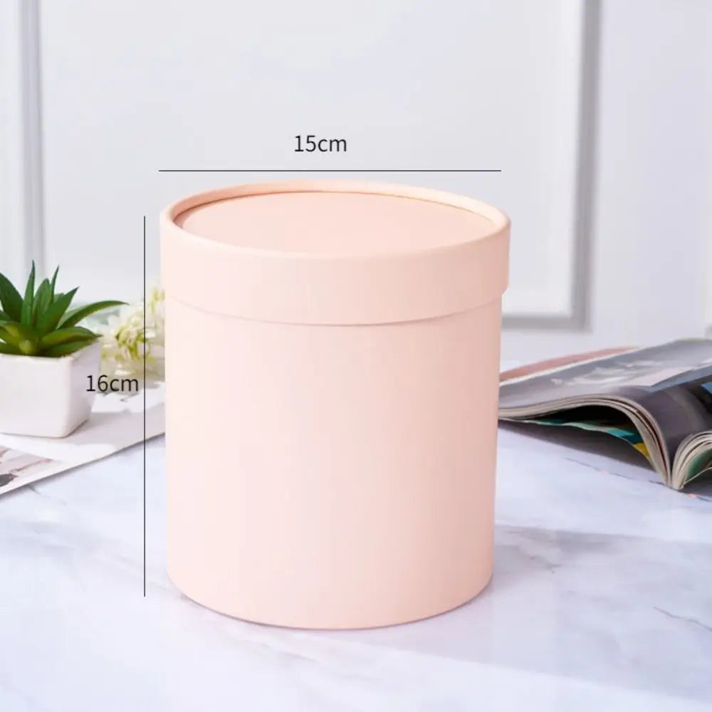 Round Flower Gift Box | Cardboard Packaging for Weddings & Parties