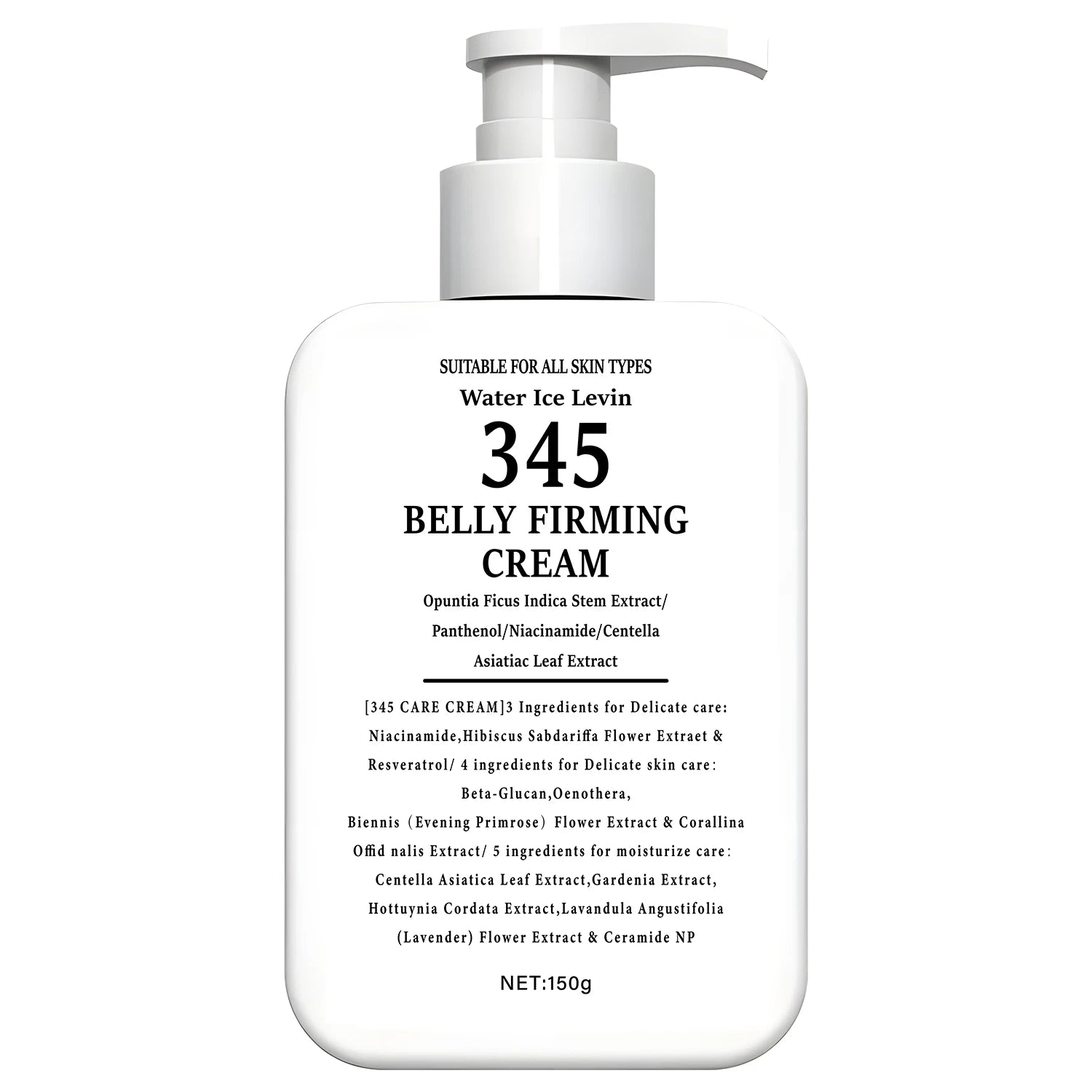 345 Belly Firming Cream – Niacinamide & Centella Body Cream Body Firming Cream Oasis Select