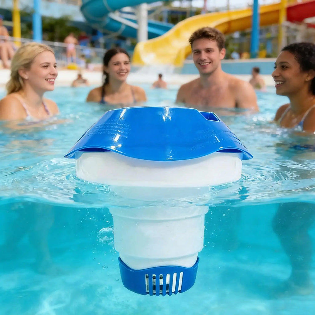 Chlorine Floater Enduring Pool Floating Dispenser Automatic Sterilizer for Chlorine Tablets Floater Holder for Swimming Pools Oasis Select