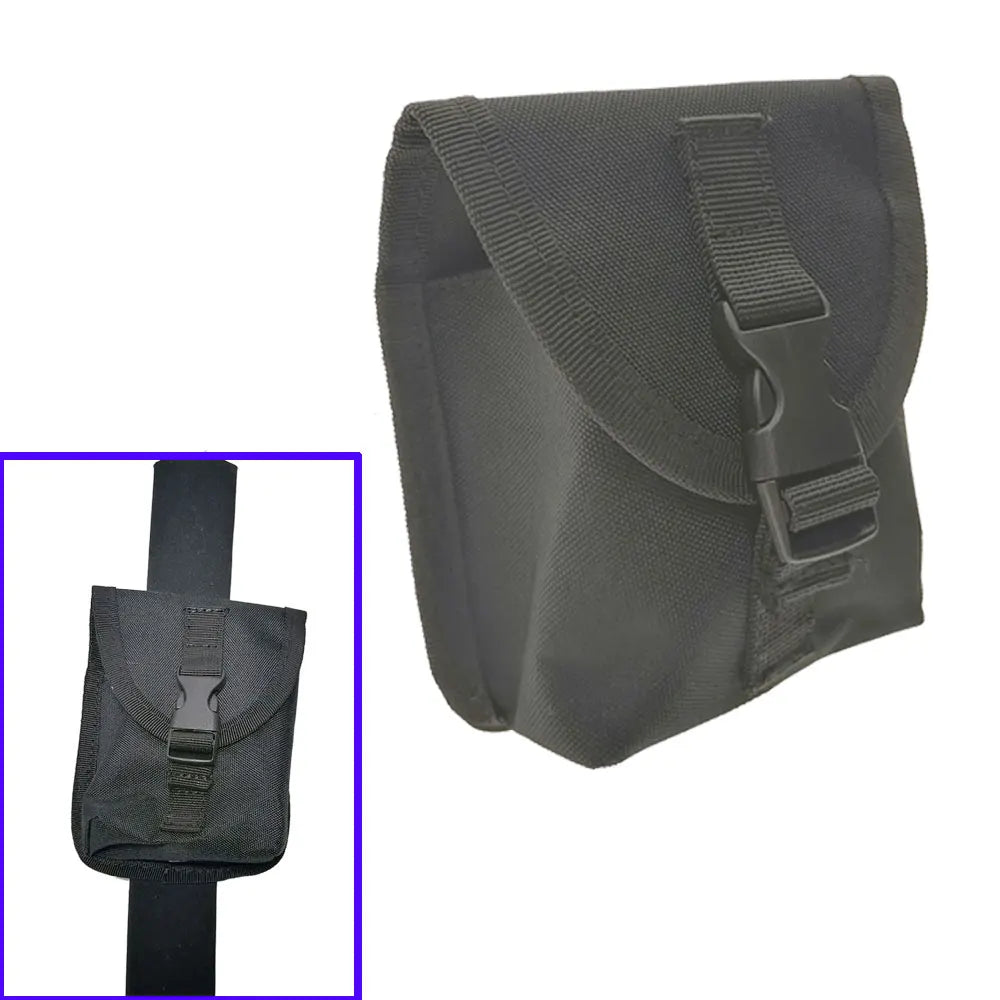 Scuba Diving BCD Shoulder Strap Storage Pocket BC Holder Pouch Bag for 5CM Strap Oasis Select