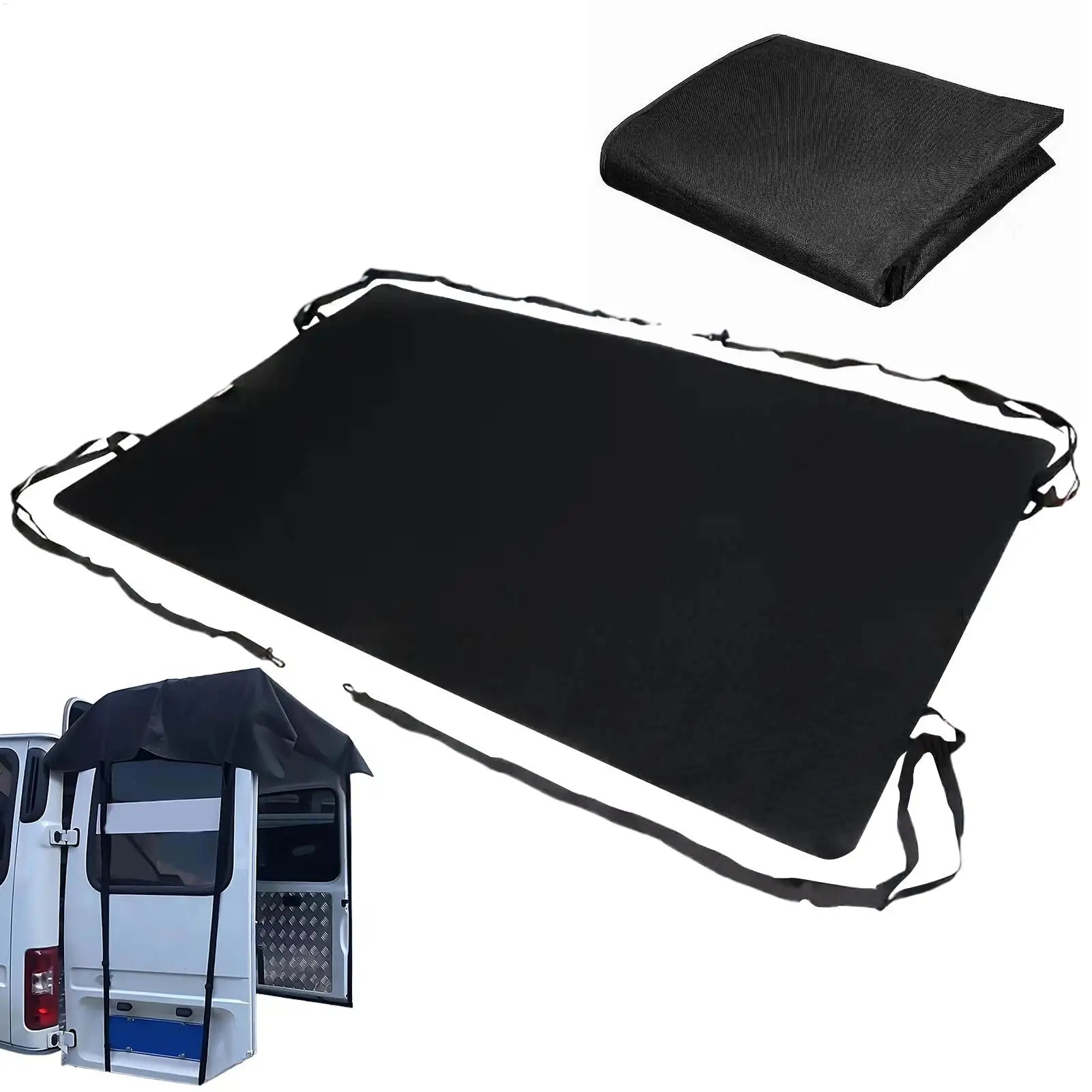 Waterproof Campervan Awning RV Rear Door Awning Windproof Truck Van Rear Protector for Camping Hiking Beach Picnic Outdoors Oasis Select