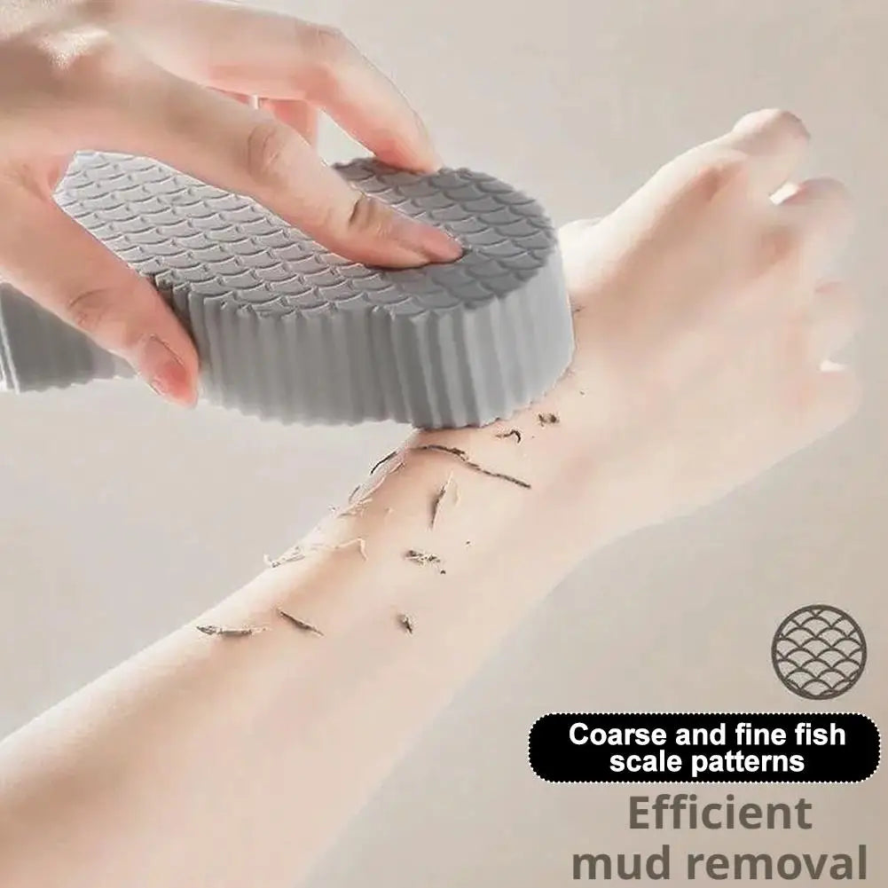Painless Bath Sponge Brush Exfoliating Scrubber Magic Rub Mud Sponge For Adults Baby Kids Household Shower Scrub Cloth Bathing Oasis Select