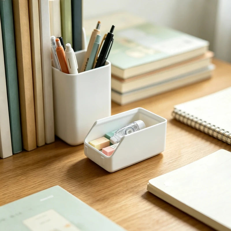 Stackable Slant Small Parts Storage Boxes Hardware Organizer Tray Craft Bead Pin Screw Container Home Office Desktop DIY Storage Oasis Select
