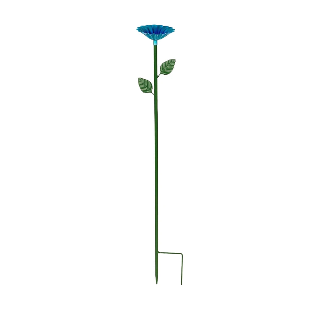 Bee Watering Station Metal Bee Water Feeder Multi-Function Butterfly Bath Bowl Standing Bee Feeder for Garden Yard Decor Oasis Select Blue france