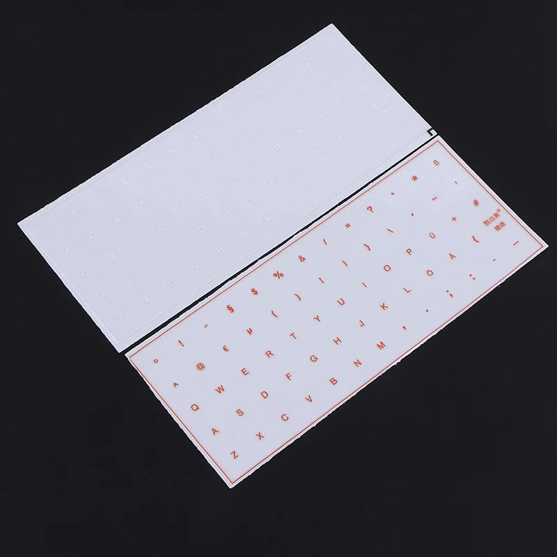 German Tear-Off Film Keyboard Sticker With Tweezers Desktop Laptop Key Sticker Single Film Universal Transparent Sticker Oasis Select