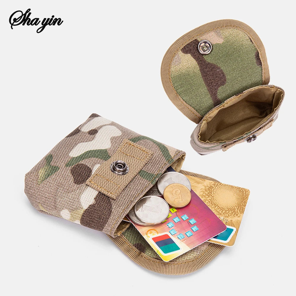 Mini EDC Keychain Pouch | Waterproof Oxford Camouflage Waist Bag