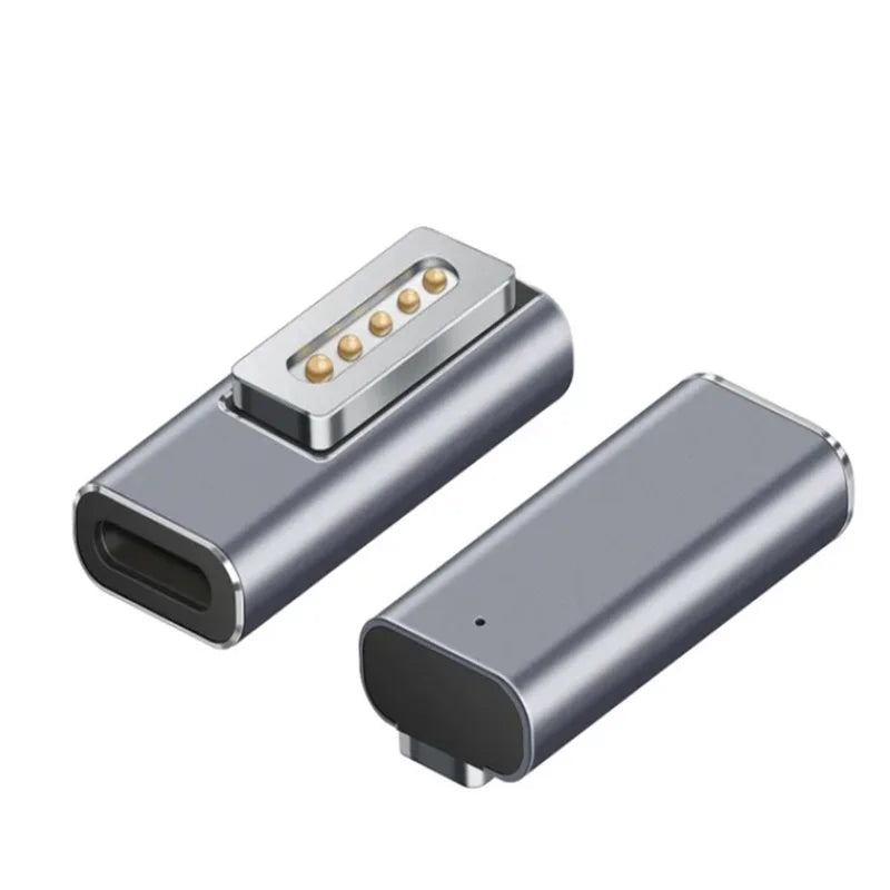 Magnetic USB C PD Adapter DC5521 Type C Magsafe1 Magsafe 2 MacBook Pro Max 5A Fast Charging USB C Female Magnet Plug Converter Oasis Select