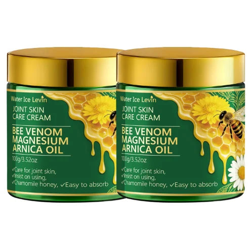 Bee Venom Arnica Oil Joint Cream – Collagen & Magnesium Joint Care Body Cream Oasis Select YELLOW 100g