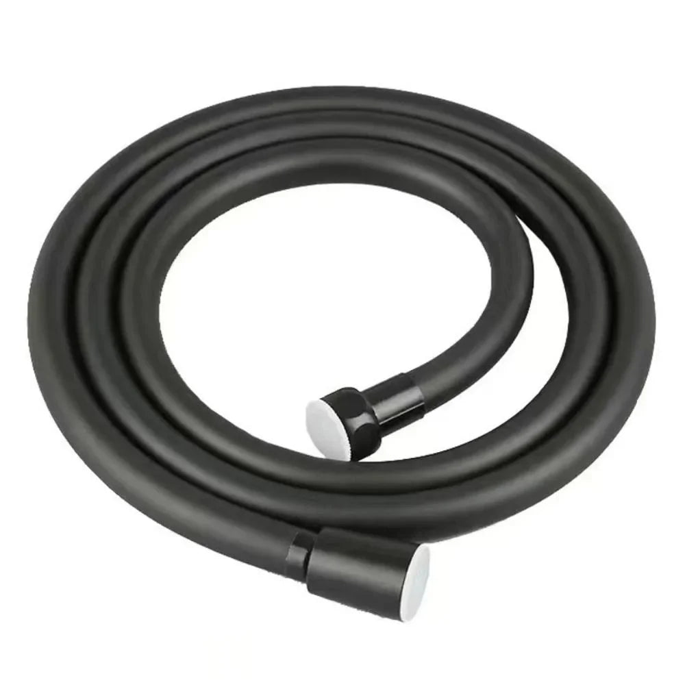 1/15/2m GI/2 High Pressure PVC Handheld Shower Hose Universal Interface Flexible Anti Winding Bathroom Accessories Oasis Select Black-1.5m