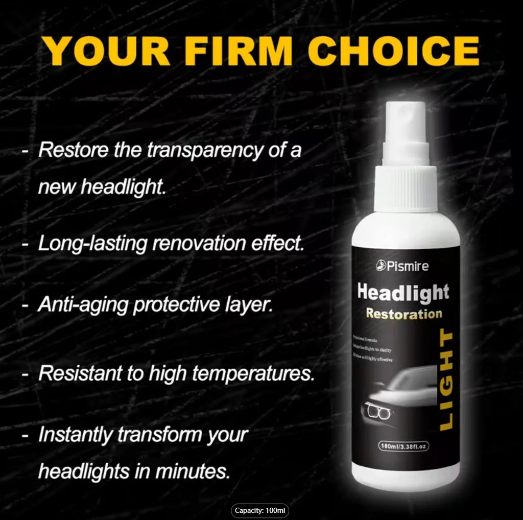 Ceramic Coating Headlight Restoration Fluid – No Sanding Headlight Restoration Fluid Oasis Select