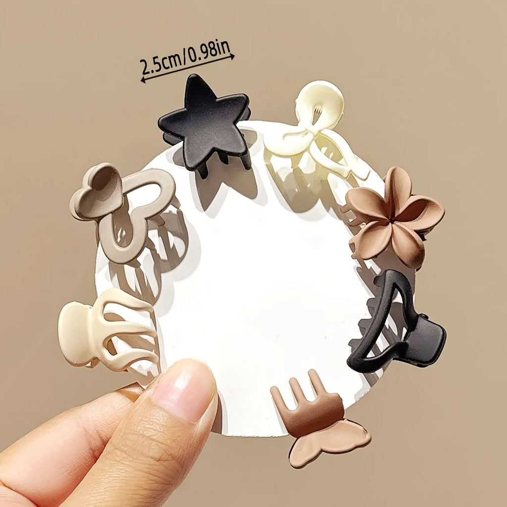 10/20/30pcs Mini Hair Clips Set – Beige Neutral Tones, Mixed Styles for Everyday, Travel & Gifting Oasis Select