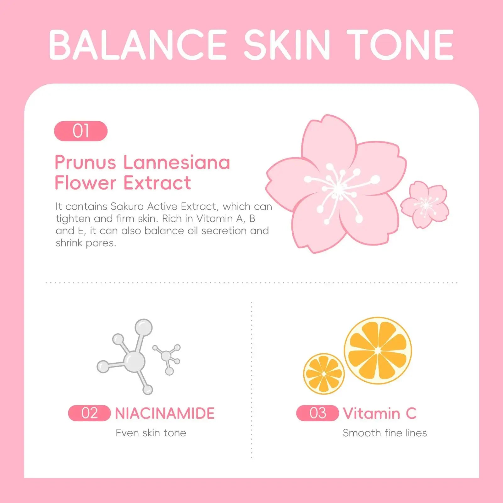 LAIKOU Sakura Face Cream – Brightening Moisturizer 25g & 60g