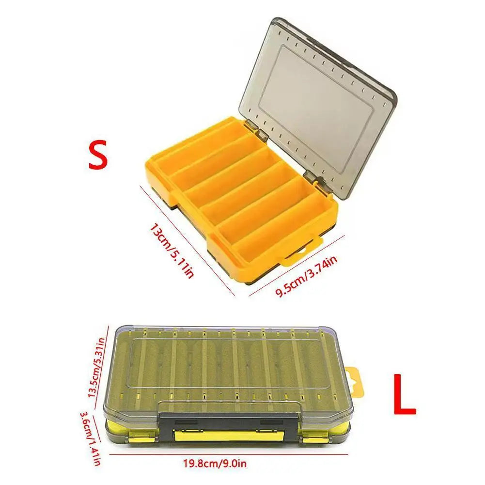 Fishing Gear Storage Box Fishing Lure Box Tackle Accessories Hard Pencil Fish Sub Bait Box Lightweight Portable Fake Bait Case Oasis Select