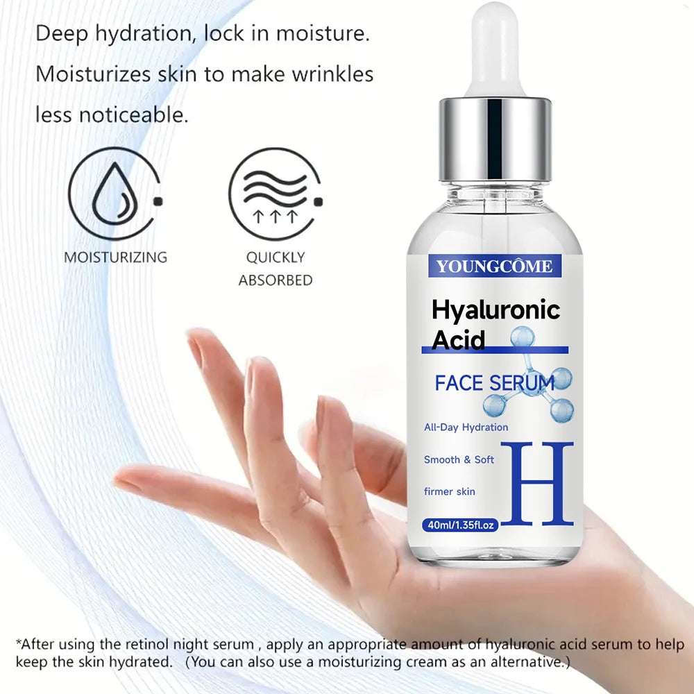 YOUNGCOME Vitamin C, Retinol & Hyaluronic Acid Serum Set Facial Serum Set Oasis Select