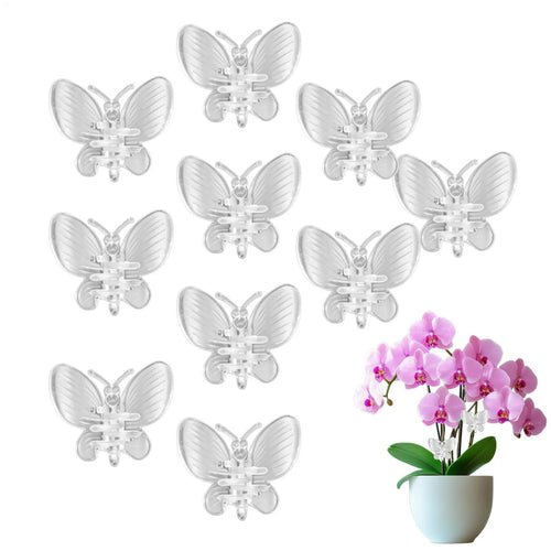 10Pcs Plant Clips Vine Clamp Plant Vine Climbing Fixed Support For Grafting Tomato Butterfly Orchid Flowers Clip Garden tools Oasis Select