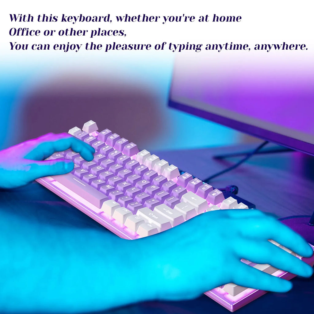 Carving K500 Wired Gaming Keyboard – RGB Backlit 104-Key Gaming Keyboard Oasis Select