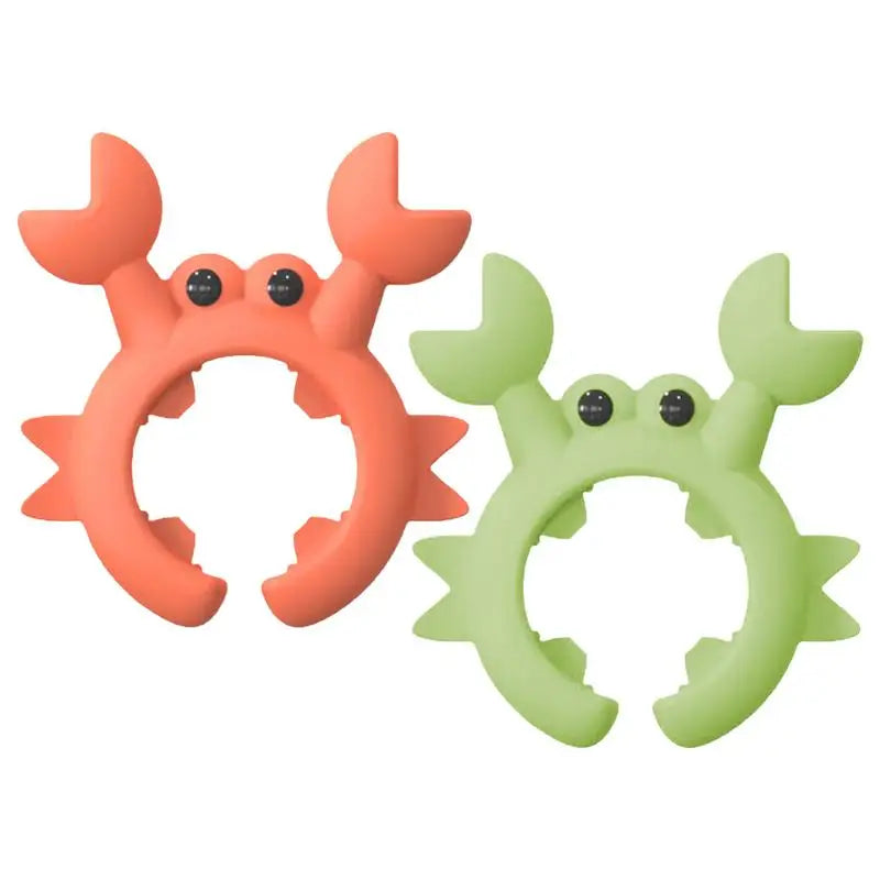 1pc Utensil Rest Crab Shaped Silicone Utensil Rest Countertop Ladle Holder Anti-Overflow Stove Top Spatula Holder Kitchen Gadget Oasis Select