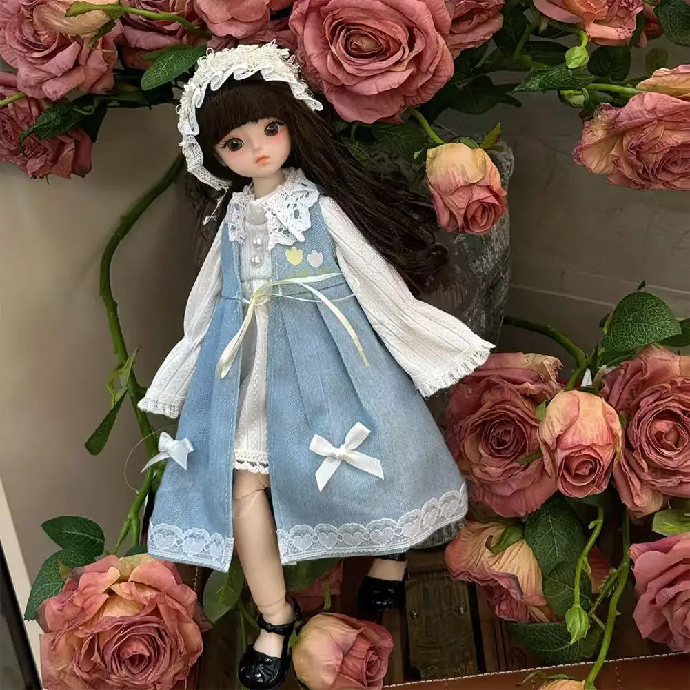 30cm 1/6 BJD Doll Clothes Changing Princess Skirt Set BJD Baby Dress Change Set Lady Princess Doll Accessories (without Doll) Oasis Select