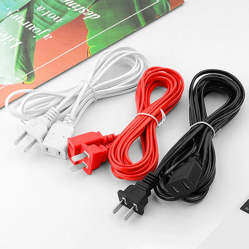 1.5/2/2.5/4.2/4/4.5/6m AC Power Cord Line With ON/OFF Switch Button Cables Wire Two-pin Plug Cable Extension Cords Adapter Oasis Select