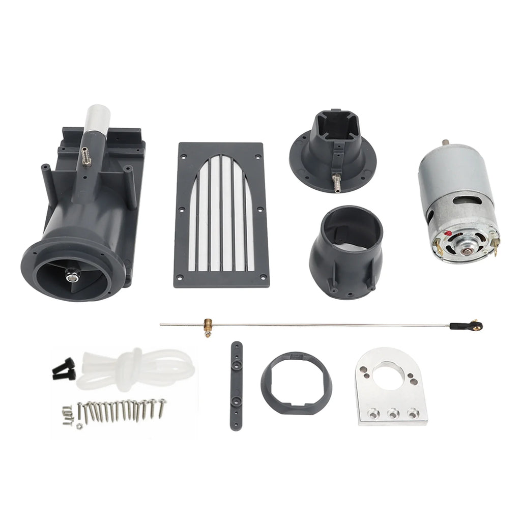 40mm RC Boat Jet Pump Thruster RC Boat Thruster Jet Pump Set with 775 Brushed Motor 40mm RC Boat Jet Pump Thruster Oasis Select Gray