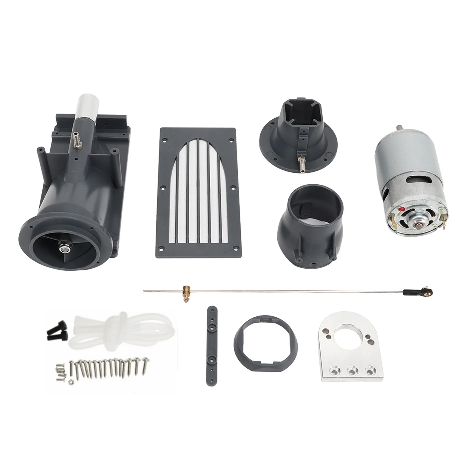 40mm RC Boat Jet Pump Thruster RC Boat Thruster Jet Pump Set with 775 Brushed Motor 40mm RC Boat Jet Pump Thruster Oasis Select Gray