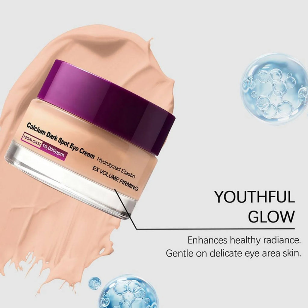 Calcium Eye Cream Dark Circle Care Supports Firmer Skin Helps Reduce Puffiness Brightening K Skin Care Under Eye Hydrolyzed Oasis Select