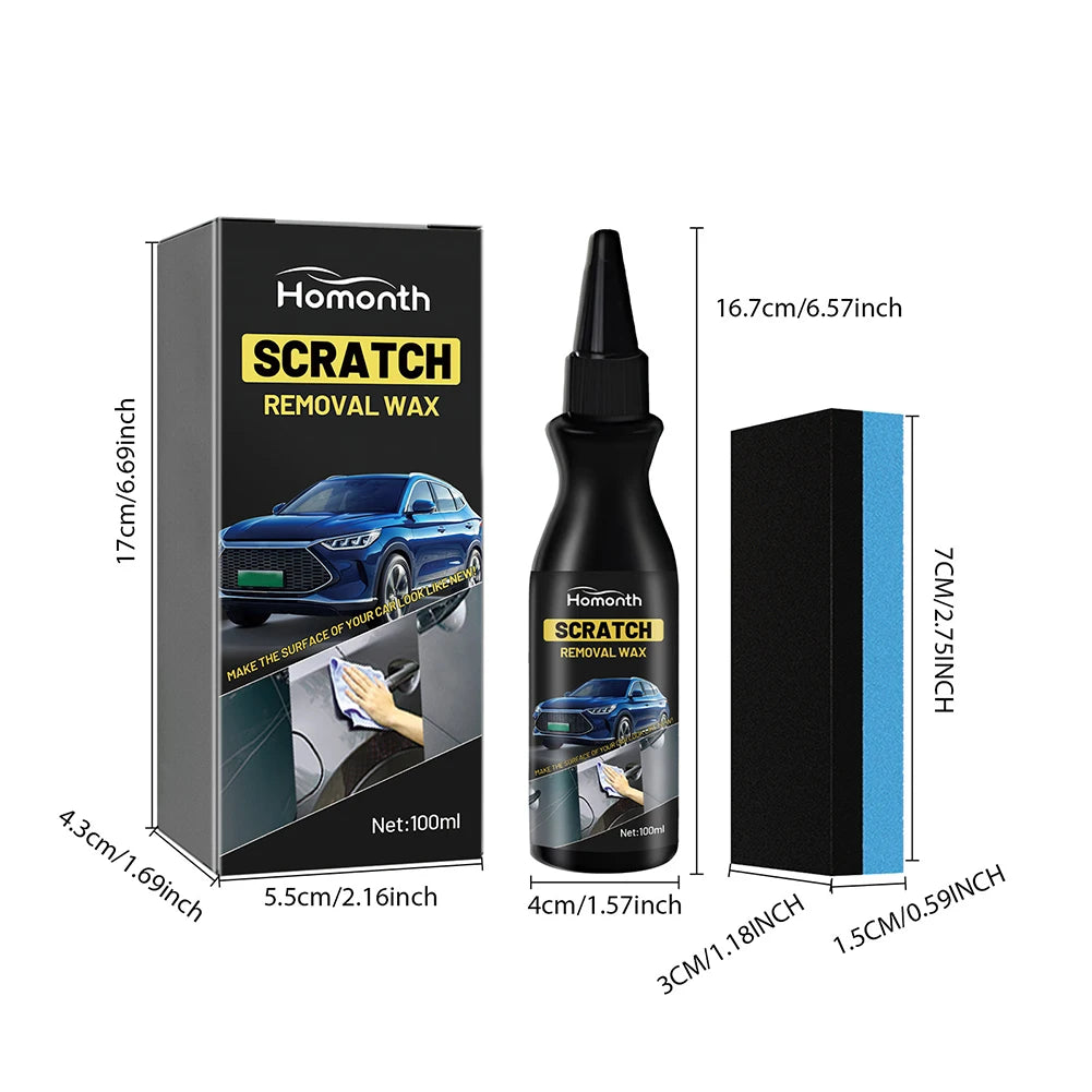 Aihogard Car Scratch Remover Polish Compound 100ml + Sponge