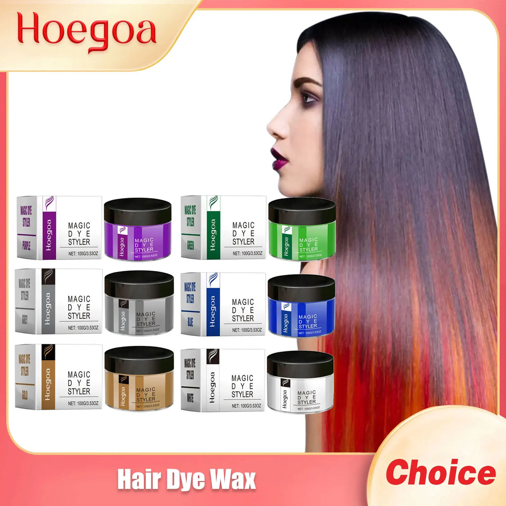Hair Dye Wax Easy Rinse Disposable Pomade Improving Straighten Permanent Styling Grey Modeling Professional Hair Coloring Cream Oasis Select