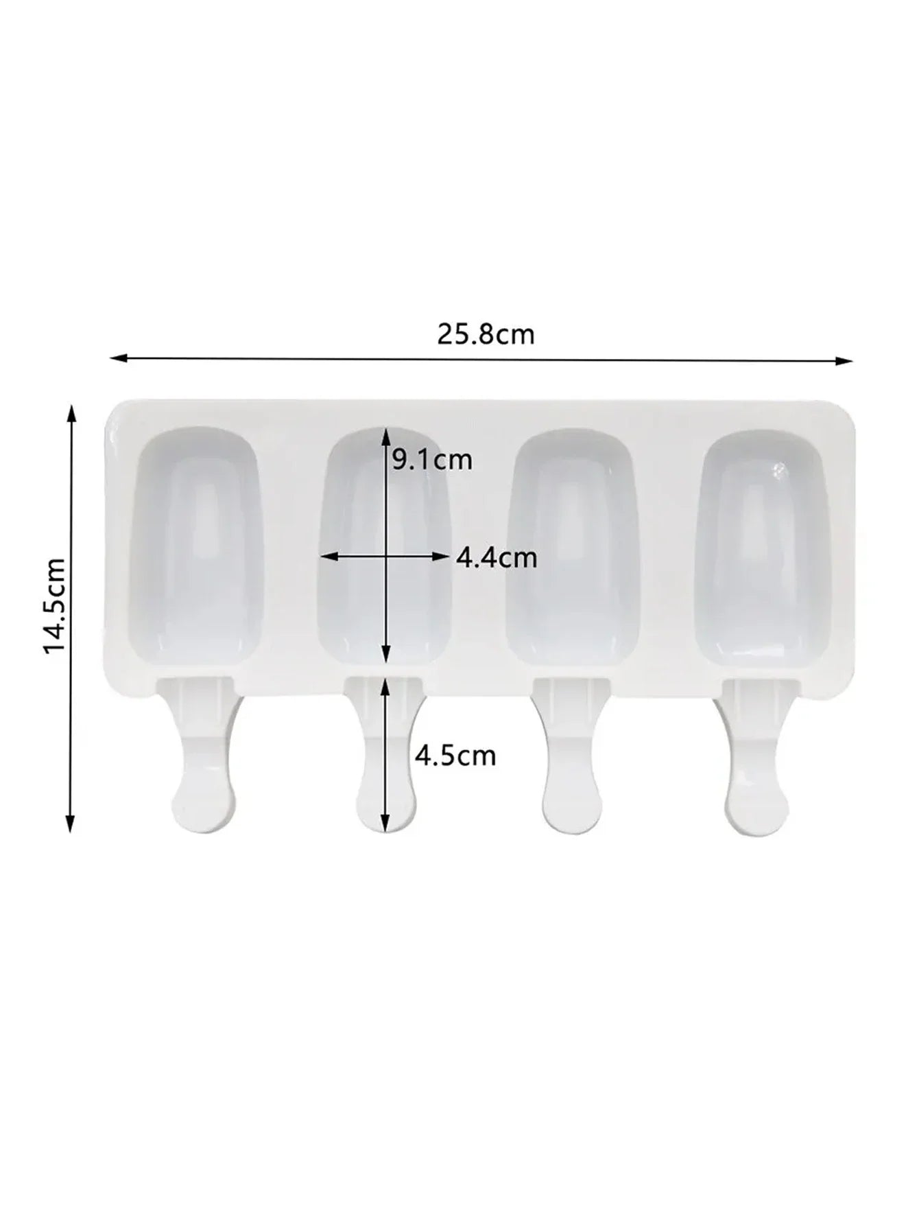 Silicone Ice Cream Mold，DIY Silicone Mold ，Fruit Juice Ice Tray ，Popsicle Mould ，Baking Oasis Select Small
