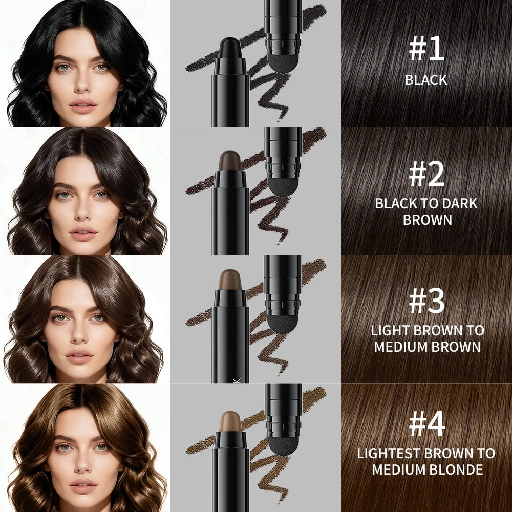 Lakerain Hair Dye Pen Men Women Precise Gray Coverage Stick Smudge-Resistant Long-Lasting Makeup Smooth Application Dye Stick Oasis Select
