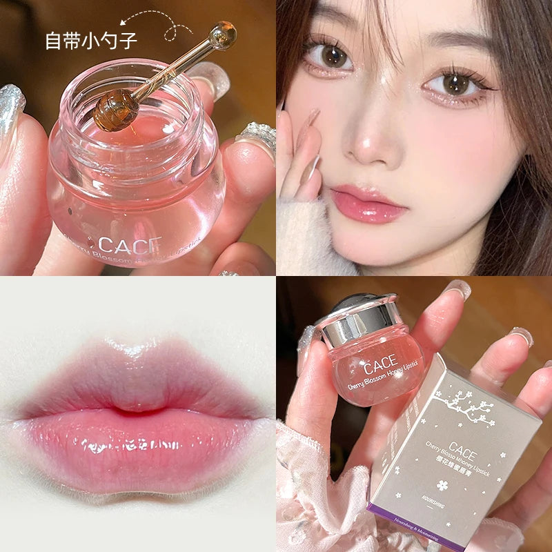 CACE Cherry Honey Lip Oil – Clear Moisturizing Lip Gloss