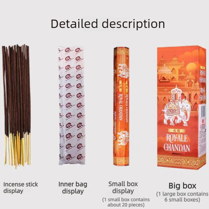 120 sticks/lot Natural sandalwood OUDH Palo Santo indian incense sticks Purifying Air Deodorization Aromatherapy Scents for home Oasis Select