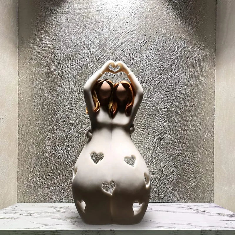Gifts For Friend, Women- Candle Holder Warm LED Candle, Birthday Warm Gifts For Her, Mom, Best Friend, Female Friendship Oasis Select