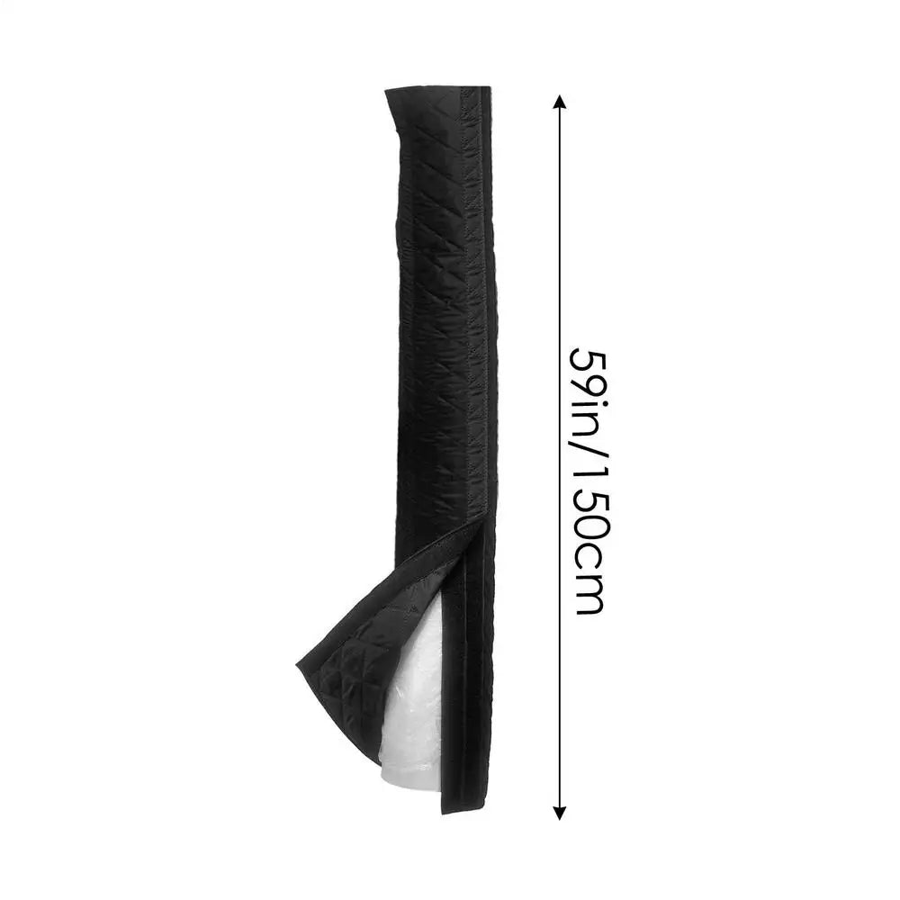 Portable Air Conditioner Hose Cover AC Hose Sleeve for Heat Reduction Dustproof Hose Duct Vent Cover Exhaust Tube Accessories Oasis Select Black