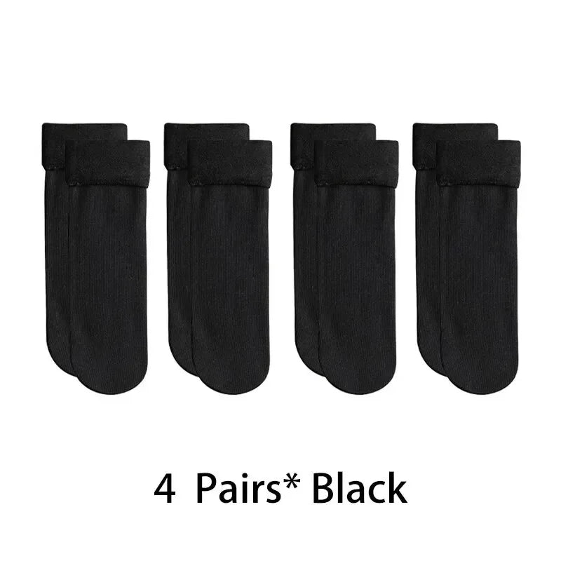 Women Winter Socks Hermal Cashmere Wool Socks Warm Thicken Thermal Snow Boots Floor Socks Oasis Select